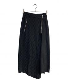 PRANK PROJECT（プランクプロジェクト）の古着「Asymmetry Suiting Skirt」｜グレー