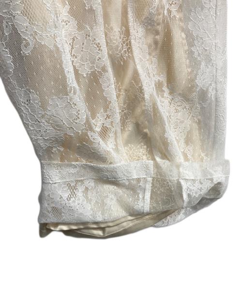 PRANK PROJECT（プランクプロジェクト）PRANK PROJECT (プランクプロジェクト) Lace Blocking Satin Pants　31251465614 アイボリー サイズ:38の古着・服飾アイテム