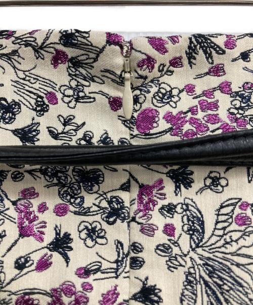 TOMORROW LAND（トゥモローランド）TOMORROW LAND (トゥモローランド) グラスランドジャカード ミディタイトスカート ベージュ サイズ:34の古着・服飾アイテム