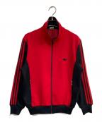 adidasアディダス）の古着「トラックジャケット　デサント社 西ドイツ製 70-80‘s」｜レッド×ブラック