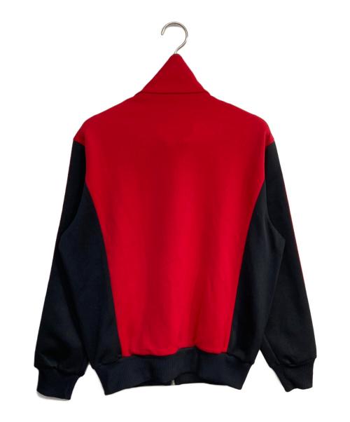 adidas（アディダス）adidas (アディダス) トラックジャケット　デサント社 西ドイツ製 70-80‘s レッド×ブラック サイズ:Mの古着・服飾アイテム