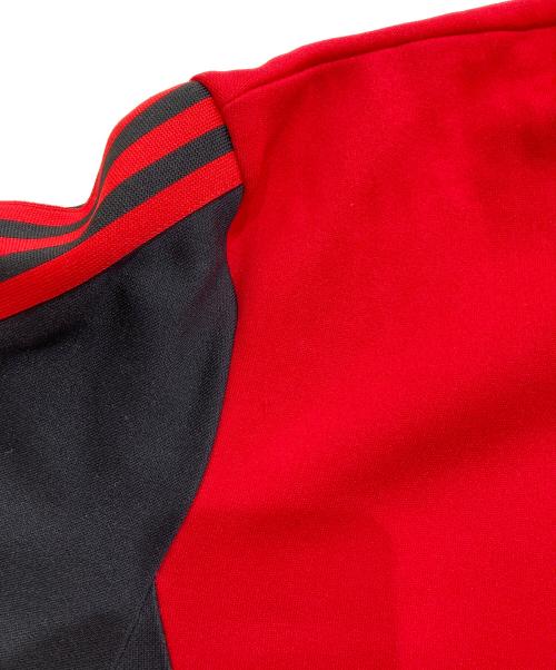 adidas（アディダス）adidas (アディダス) トラックジャケット　デサント社 西ドイツ製 70-80‘s レッド×ブラック サイズ:Mの古着・服飾アイテム