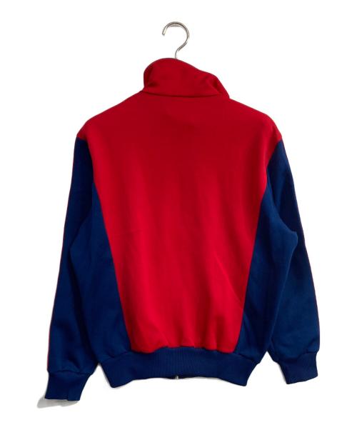 adidas（アディダス）adidas (アディダス) トラックジャケット　デサント社 西ドイツ製 70-80‘s レッド×ネイビー サイズ:Mの古着・服飾アイテム