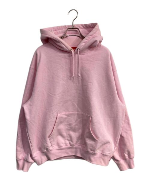 SUPREME（シュプリーム）SUPREME (シュプリーム) Satin Applique Hooded Sweatshirt　23FW ピンク サイズ:Mの古着・服飾アイテム