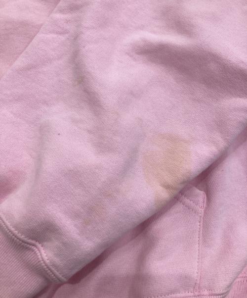 SUPREME（シュプリーム）SUPREME (シュプリーム) Satin Applique Hooded Sweatshirt　23FW ピンク サイズ:Mの古着・服飾アイテム