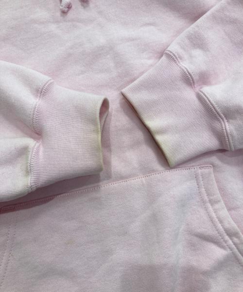 SUPREME（シュプリーム）SUPREME (シュプリーム) Satin Applique Hooded Sweatshirt　23FW ピンク サイズ:Mの古着・服飾アイテム