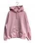 SUPREME（シュプリーム）の古着「Satin Applique Hooded Sweatshirt　23FW」｜ピンク