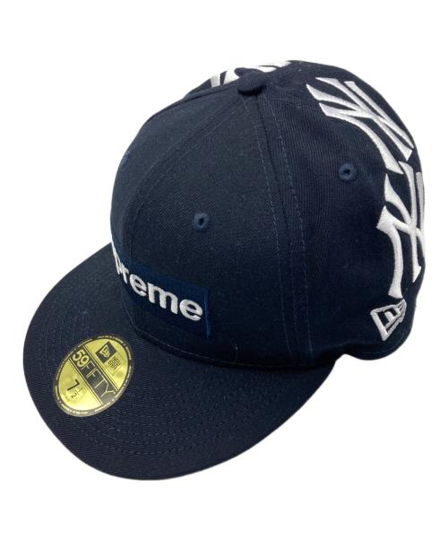 SUPREME（シュプリーム）Supreme (シュプリーム) New Era (ニューエラ) MLB (エムエルビー) キャップ　New York Yankees 21FW ブラック サイズ:7 1/2の古着・服飾アイテム