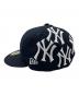 Supreme (シュプリーム) New Era (ニューエラ) MLB (エムエルビー) キャップ　New York Yankees 21FW ブラック サイズ:7 1/2：8000円