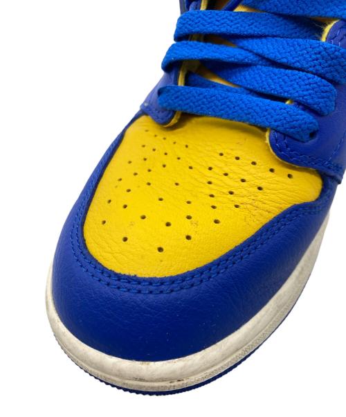 NIKE（ナイキ）NIKE (ナイキ) WMNS AIR JORDAN 1 RETRO HIGH OG イエローブルー サイズ:24.5cmの古着・服飾アイテム