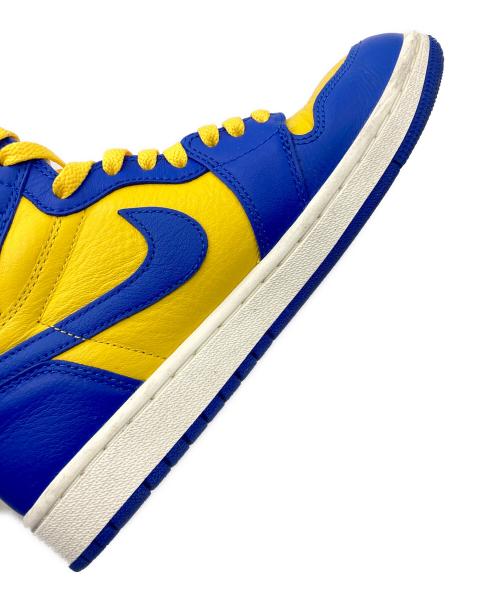 NIKE（ナイキ）NIKE (ナイキ) WMNS AIR JORDAN 1 RETRO HIGH OG イエローブルー サイズ:24.5cmの古着・服飾アイテム