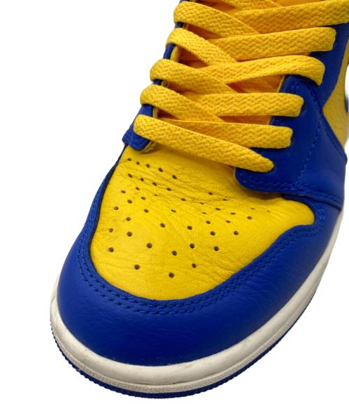 NIKE（ナイキ）NIKE (ナイキ) WMNS AIR JORDAN 1 RETRO HIGH OG イエローブルー サイズ:24.5cmの古着・服飾アイテム
