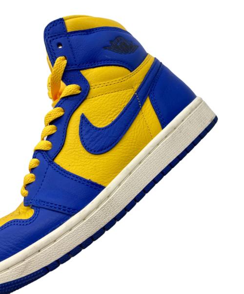 NIKE（ナイキ）NIKE (ナイキ) WMNS AIR JORDAN 1 RETRO HIGH OG イエローブルー サイズ:24.5cmの古着・服飾アイテム