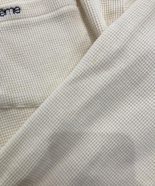 SUPREME（シュプリーム）Supreme (シュプリーム) Thermal L/S Polo　FW23 アイボリー サイズ:XLの古着・服飾アイテム