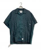 WTAPSダブルタップス）の古着「NIGHT VISION/SS/COTTON.SATIN.CAMO」｜グリーン×ブラック