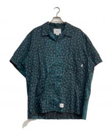 WTAPS（ダブルタップス）の古着「NIGHT VISION/SS/COTTON.SATIN.CAMO」｜グリーン×ブラック