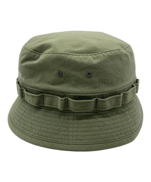 WTAPS（ダブルタップス）WTAPS (ダブルタップス) JUNGLE 02 HAT　23SS 　231HCDT-HT19 グリーン サイズ:03の古着・服飾アイテム