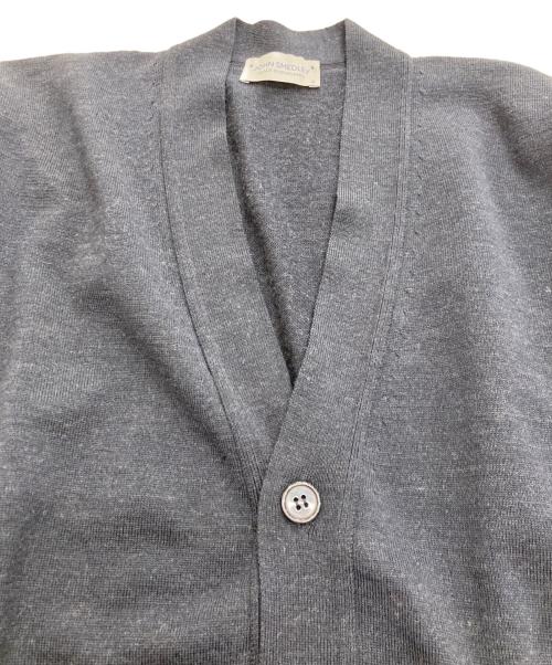 JOHN SMEDLEY（ジョンスメドレー）JOHN SMEDLEY (ジョンスメドレー) Vネックニットカーディガン ネイビー サイズ:Sの古着・服飾アイテム
