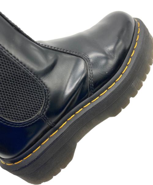 Dr.Martens（ドクターマーチン）Dr.Martens (ドクターマーチン) 2976 QUAD CHELSEA BOOT ブラック サイズ:UK5の古着・服飾アイテム