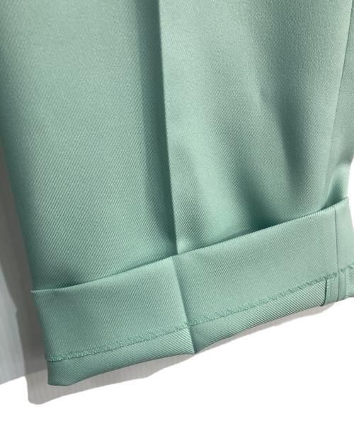 ANAYI（アナイ）ANAYI (アナイ) ブライトツイルDカンワイドパンツ　25SS グリーン サイズ:34の古着・服飾アイテム