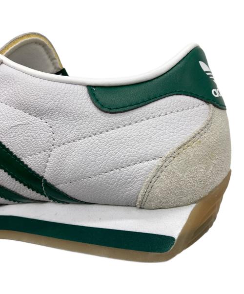 adidas（アディダス）adidas (アディダス) カントリージャパン ホワイト×グリーン サイズ:27cm 未使用品の古着・服飾アイテム