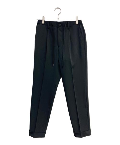 +CLOTHET（クロスクローゼット）+CLOTHET (クロスクローゼット) Matte Twist Easy Trousers　(マットツイスト ダブルジャージー) ブラック サイズ:1の古着・服飾アイテム