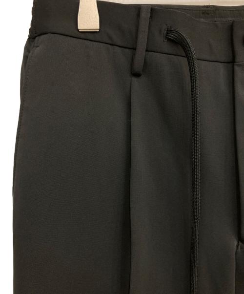 +CLOTHET（クロスクローゼット）+CLOTHET (クロスクローゼット) Matte Twist Easy Trousers　(マットツイスト ダブルジャージー) ブラック サイズ:1の古着・服飾アイテム