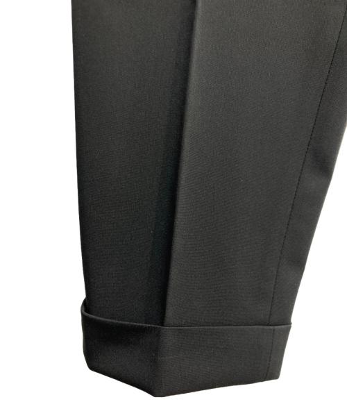 +CLOTHET（クロスクローゼット）+CLOTHET (クロスクローゼット) Matte Twist Easy Trousers　(マットツイスト ダブルジャージー) ブラック サイズ:1の古着・服飾アイテム