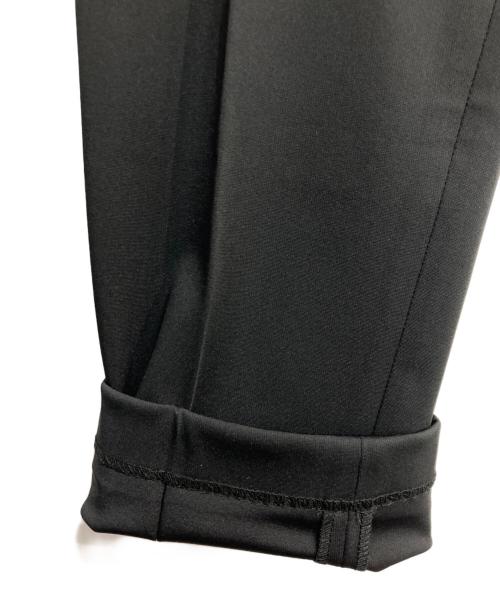 +CLOTHET（クロスクローゼット）+CLOTHET (クロスクローゼット) Matte Twist Easy Trousers　(マットツイスト ダブルジャージー) ブラック サイズ:1の古着・服飾アイテム