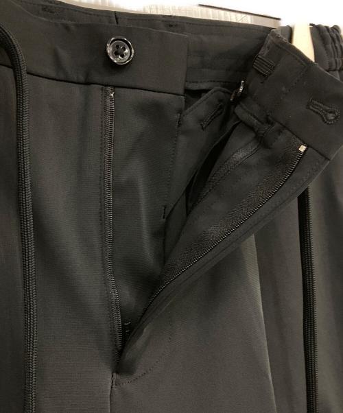 +CLOTHET（クロスクローゼット）+CLOTHET (クロスクローゼット) Matte Twist Easy Trousers　(マットツイスト ダブルジャージー) ブラック サイズ:1の古着・服飾アイテム