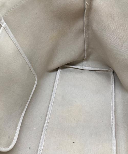 Herve Chapelier（エルベシャプリエ）Herve Chapelier (エルベシャプリエ) コーテッドキャンバススクエアトートL (A4サイズ) マスティック×モカの古着・服飾アイテム