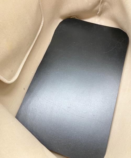 Herve Chapelier（エルベシャプリエ）Herve Chapelier (エルベシャプリエ) コーテッドキャンバススクエアトートL (A4サイズ) マスティック×モカの古着・服飾アイテム