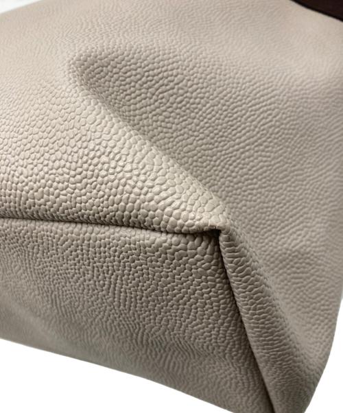 Herve Chapelier（エルベシャプリエ）Herve Chapelier (エルベシャプリエ) コーテッドキャンバススクエアトートL (A4サイズ) マスティック×モカの古着・服飾アイテム