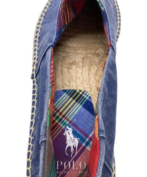 POLO RALPH LAUREN（ポロ・ラルフローレン）POLO RALPH LAUREN (ポロ・ラルフローレン) エスパドリーユ インディゴ サイズ:US 8の古着・服飾アイテム
