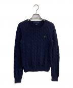 RALPH LAURENラルフローレン）の古着「ケーブルニット」｜ネイビー
