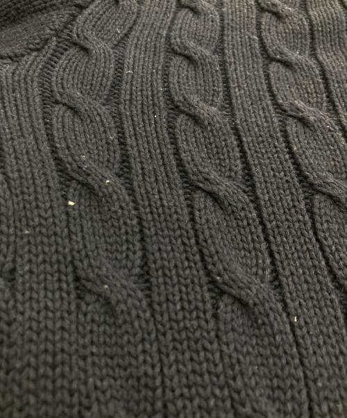 RALPH LAUREN（ラルフローレン）RALPH LAUREN (ラルフローレン) ケーブルニット ネイビー サイズ:Lの古着・服飾アイテム