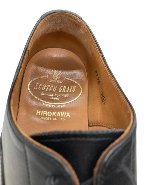 SCOTCH GRAIN（スコッチグレイン）SCOTCH GRAIN (スコッチグレイン) ストレートチップシューズ ブラック サイズ:25.5㎝の古着・服飾アイテム