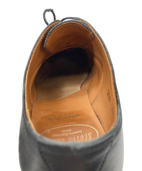 SCOTCH GRAIN（スコッチグレイン）SCOTCH GRAIN (スコッチグレイン) ストレートチップシューズ ブラック サイズ:25.5㎝の古着・服飾アイテム
