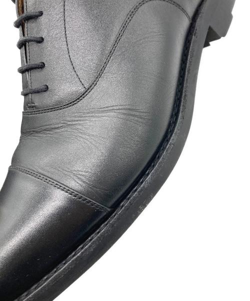 SCOTCH GRAIN（スコッチグレイン）SCOTCH GRAIN (スコッチグレイン) ストレートチップシューズ ブラック サイズ:25.5㎝の古着・服飾アイテム