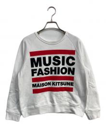 maison kitsune（メゾンキツネ）の古着「クルーネックスウェット」｜ホワイト