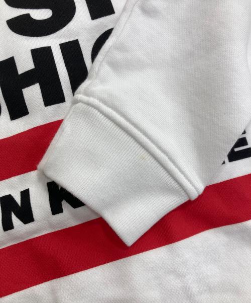 maison kitsune（メゾンキツネ）MAISON KITSUNE (メゾンキツネ) クルーネックスウェット ホワイト サイズ:Sの古着・服飾アイテム