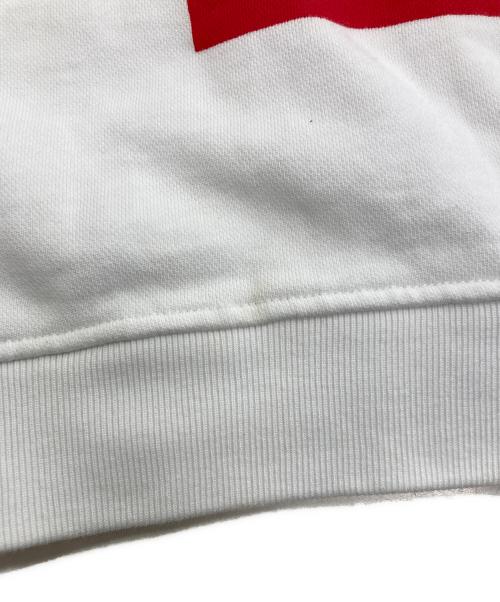 maison kitsune（メゾンキツネ）MAISON KITSUNE (メゾンキツネ) クルーネックスウェット ホワイト サイズ:Sの古着・服飾アイテム