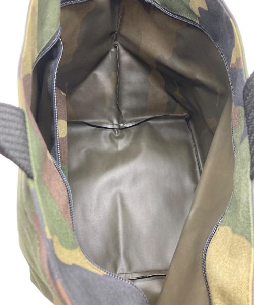 Herve Chapelier（エルベシャプリエ）Herve Chapelier (エルベシャプリエ) 925Wカモフラ舟型トート グリーンの古着・服飾アイテム