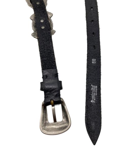 PUNTOVITA（プントヴィータ）PUNTOVITA (プントヴィータ) コンチョベルト ブラックの古着・服飾アイテム