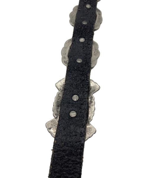 PUNTOVITA（プントヴィータ）PUNTOVITA (プントヴィータ) コンチョベルト ブラックの古着・服飾アイテム