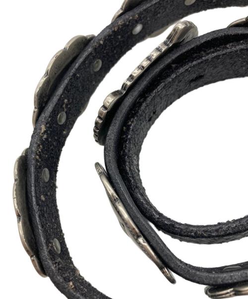 PUNTOVITA（プントヴィータ）PUNTOVITA (プントヴィータ) コンチョベルト ブラックの古着・服飾アイテム