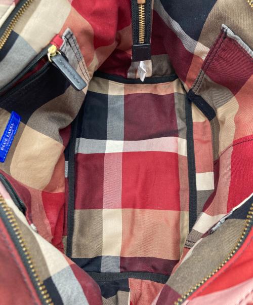 BLUE LABEL CRESTBRIDGE（ブルーレーベルクレストブリッジ）BLUE LABEL CRESTBRIDGE (ブルーレーベルクレストブリッジ) トートバッグ ブラックの古着・服飾アイテム