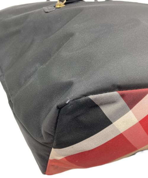 BLUE LABEL CRESTBRIDGE（ブルーレーベルクレストブリッジ）BLUE LABEL CRESTBRIDGE (ブルーレーベルクレストブリッジ) トートバッグ ブラックの古着・服飾アイテム