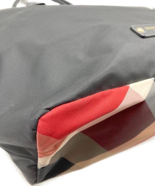 BLUE LABEL CRESTBRIDGE（ブルーレーベルクレストブリッジ）BLUE LABEL CRESTBRIDGE (ブルーレーベルクレストブリッジ) トートバッグ ブラックの古着・服飾アイテム