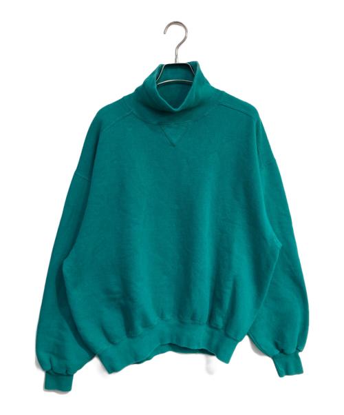 L.L.Bean（エルエルビーン）L.L.Bean (エルエルビーン) RUSSELL ATHLETIC (ラッセルアスレチック) ハイネックスウェット　80‘s　USA製  グリーン サイズ:Lの古着・服飾アイテム